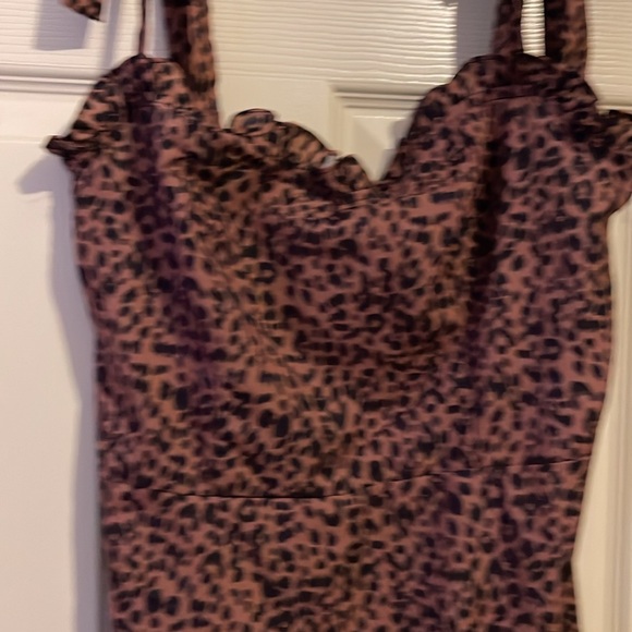 SHEIN LARGE CHEETAH PRINT SUNDRESS - Picture 9 of 15